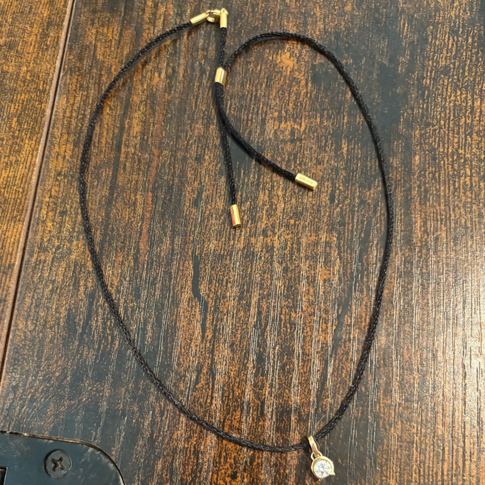PANDORA solid gold and diamond necklace